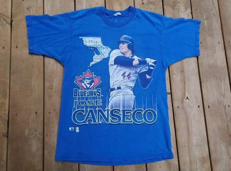 Vintage 1998 Jose Canseco Toronto Blue Jays Usa By Pro Player Shirt