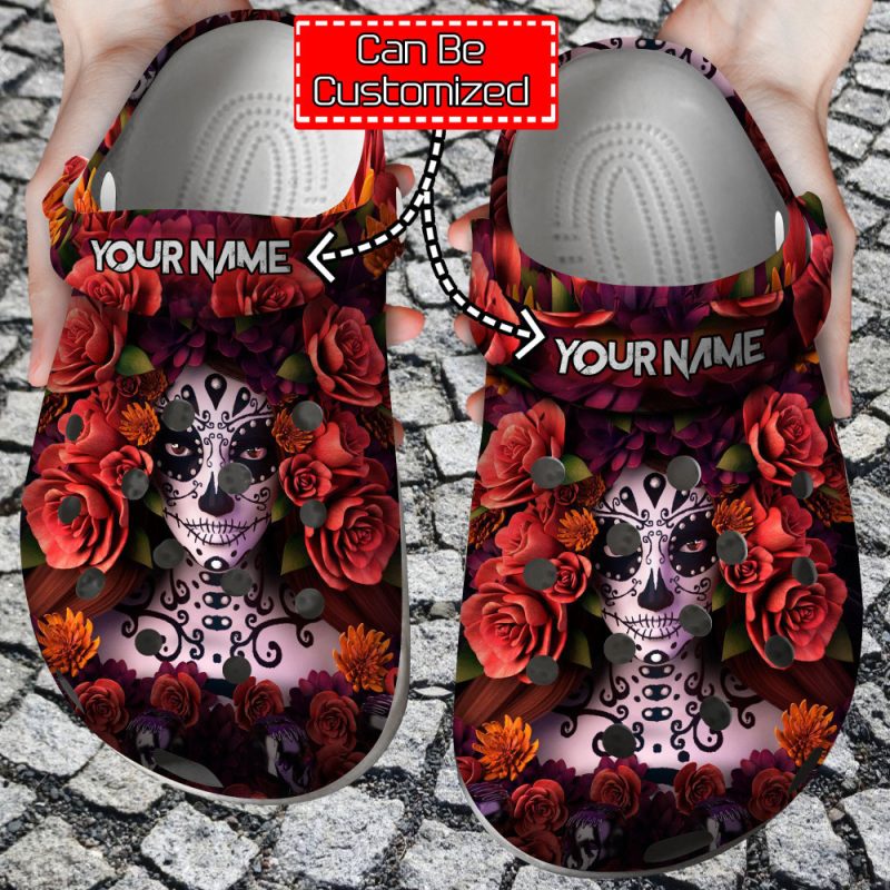 Skull – Skull Beautiful Sugar Clog Shoes For Men And Women