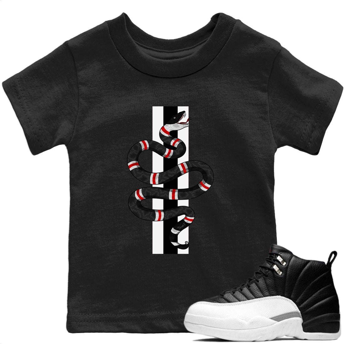 Snake T-Shirt – Air Jordan 12 Playoffs Baby & Youth