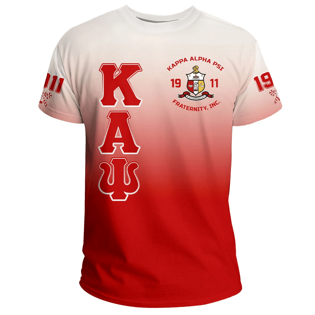 Wonderprint T Shirt Kappa Alpha Psi Gradient T Shirt Lt10