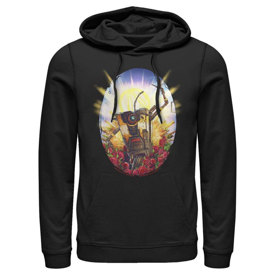 Borderlands 3 Men’s Floral Claptrap Robot  Lightweight Hoodie