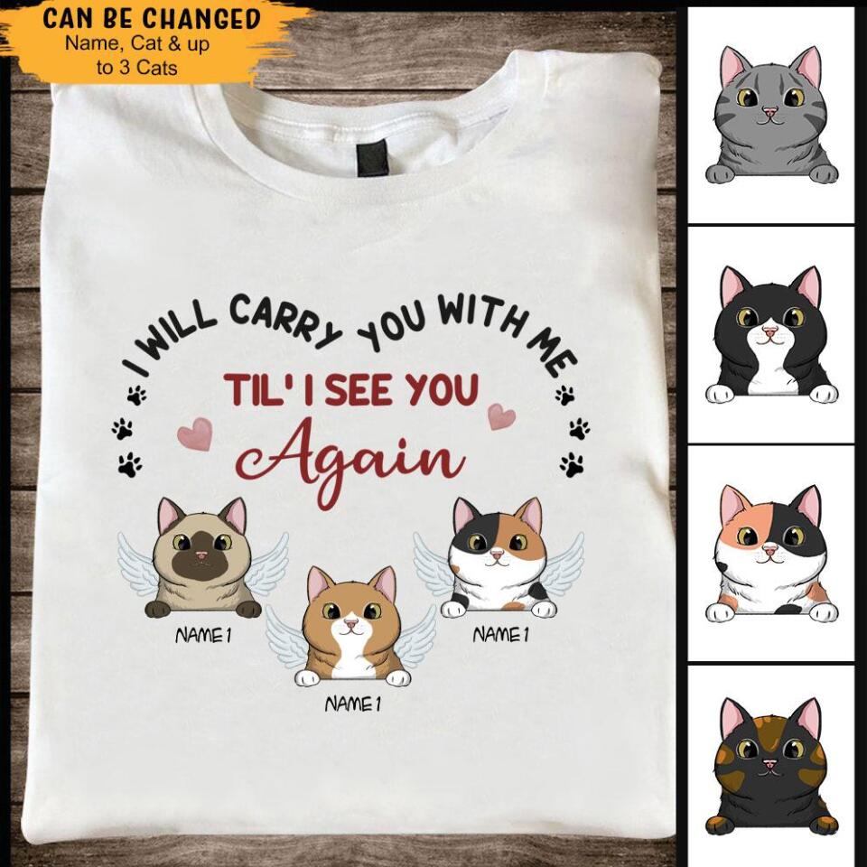 Personalized Cat Memorial T Shirts , Best Gift For Cat Owner – Trending Personalized