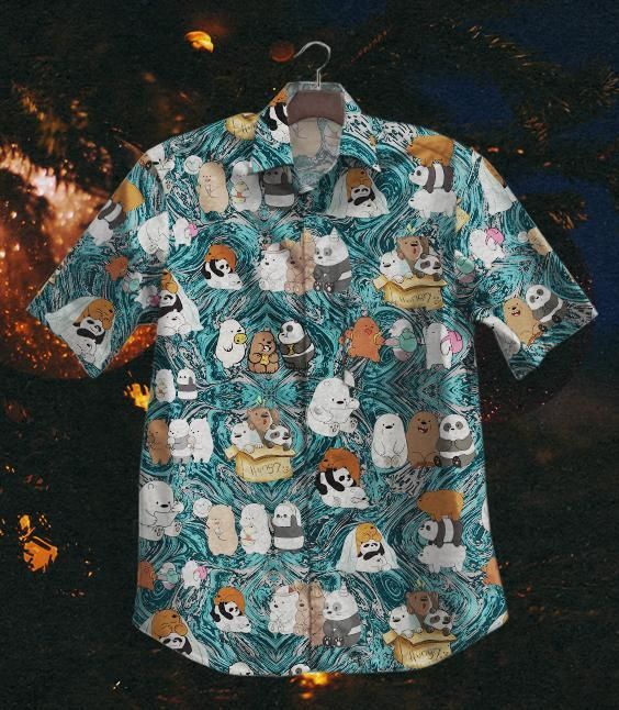 Bare Bear Nv Vintage Hawaiian Shirt-Zx11151