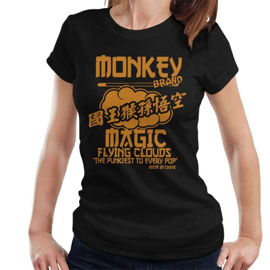 Monkey Magic Flying Clouds The Pukiest To Every Pop Women’s T-Shirt