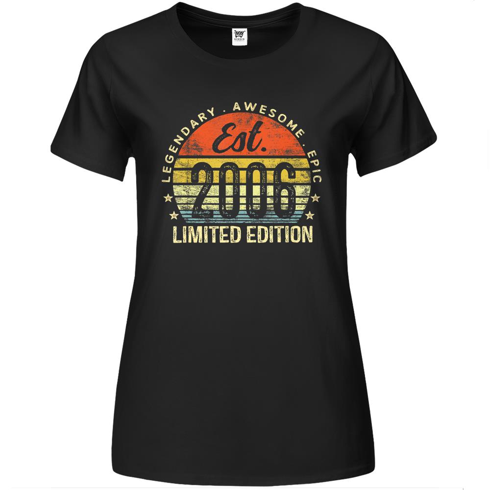 Est 2006 Limited Edition 16Th Birthday Gifts 16 Year Old Premium Womens T Shirts