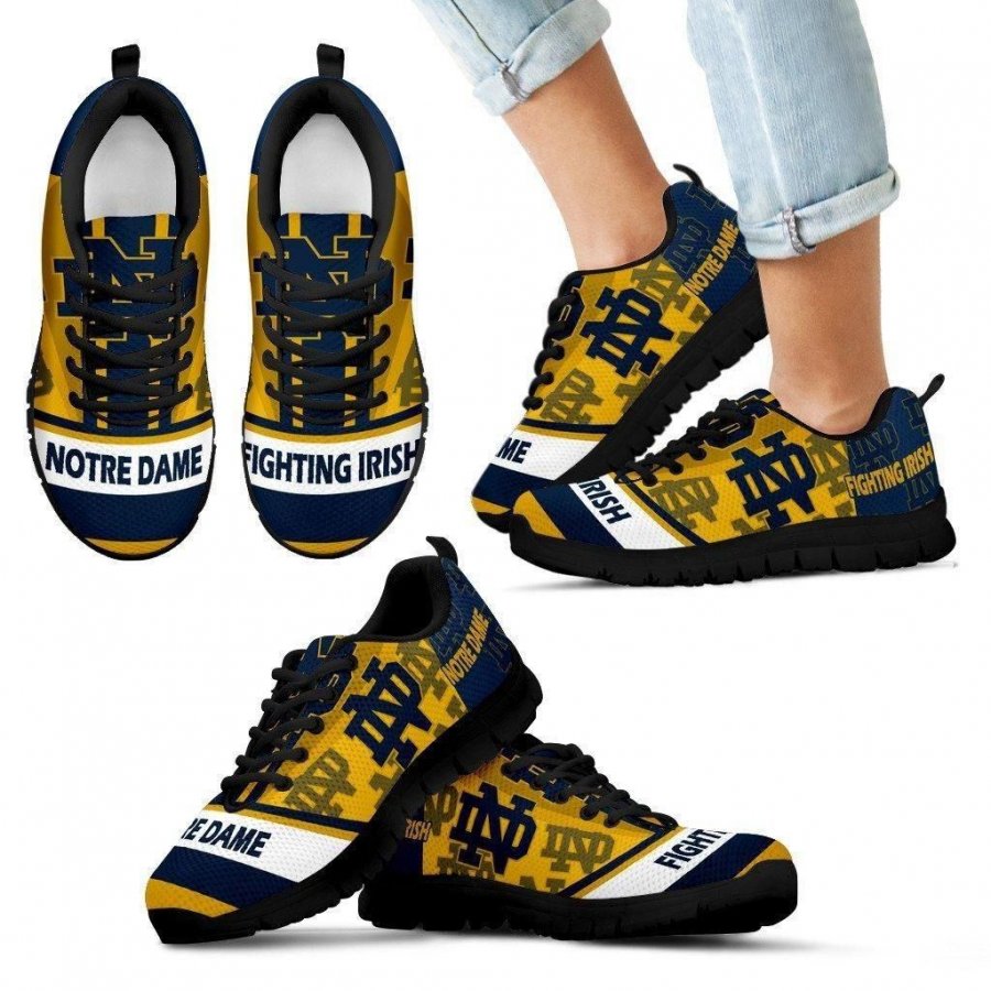 Three Impressing Point Of Logo Notre Dame Fighting Irish Sneakers #243