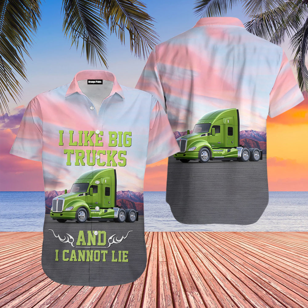 Big Truck And Cannot Lie Aloha Hawaii Shirts For Men Women Ha20856