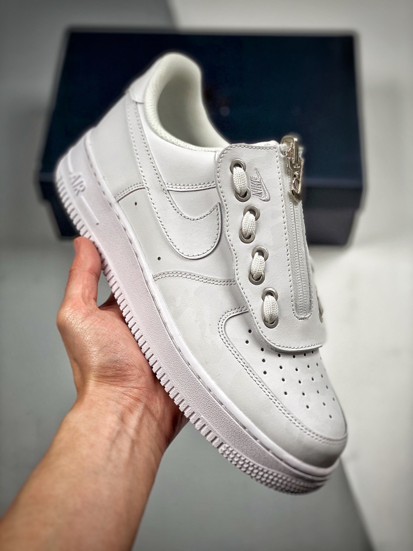 Nike Air Force 1 Low Shroud White Metallic Silver DC8875-100 5340246