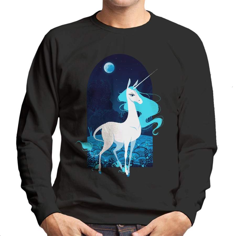 Amalthea Greek Mythology The Last Unicorn Men’s Sweatshirt