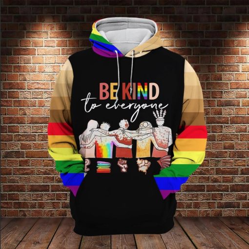 Be Kind To Everyone Lgbt Melanin 3D All Over Print