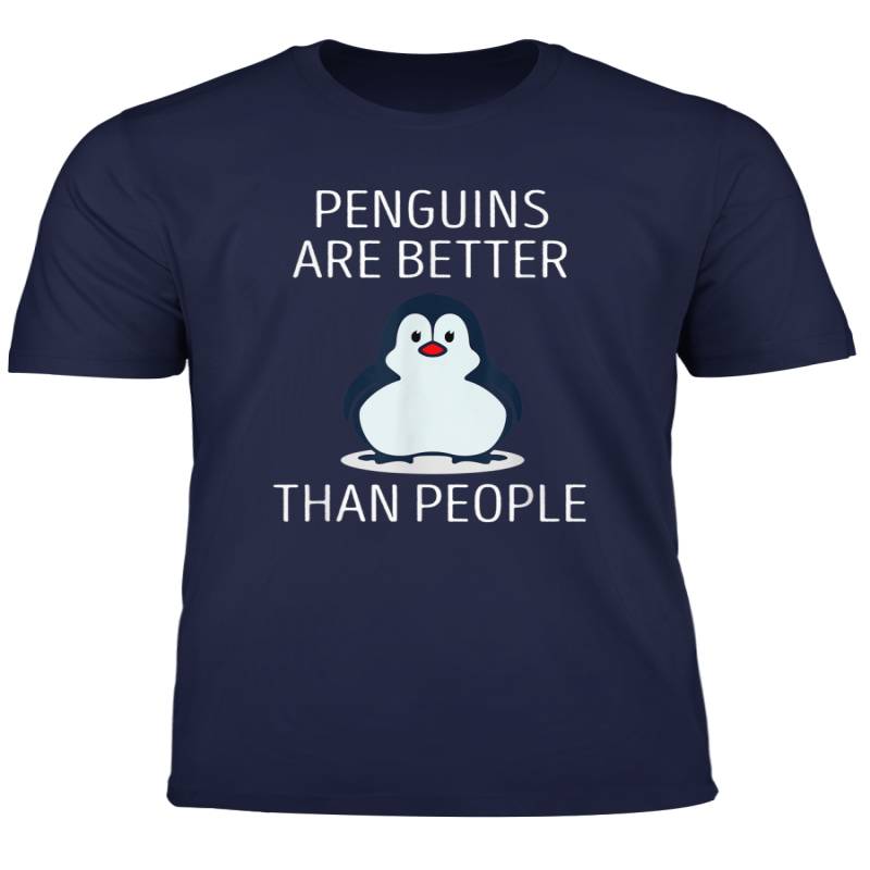 Penguins Are Better Than People Cute Penguin Lover Gift T Shirt