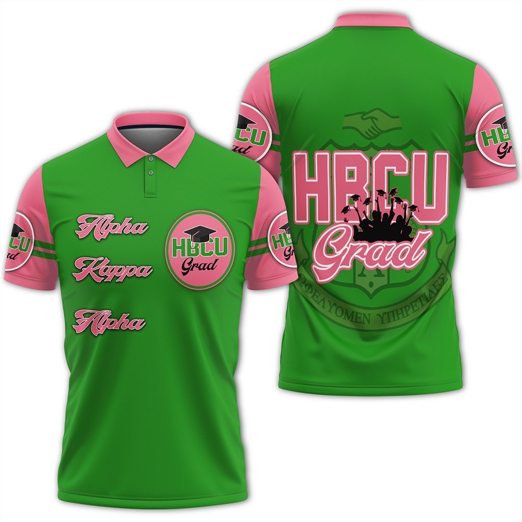 Greek Life Polo – Alpha Kappa Alpha Hbcu Grad Polo Shirt