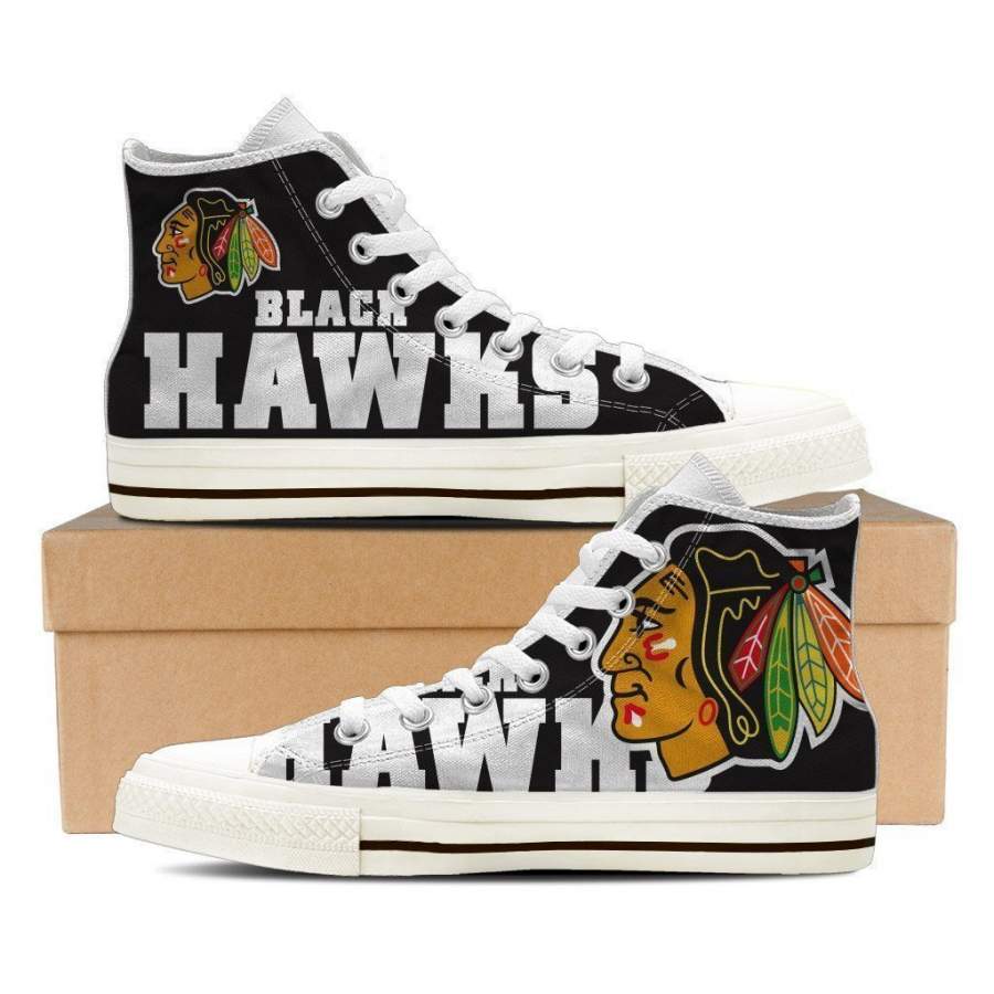 Chicago Blackhawks Mens High Top Sneakers High Top