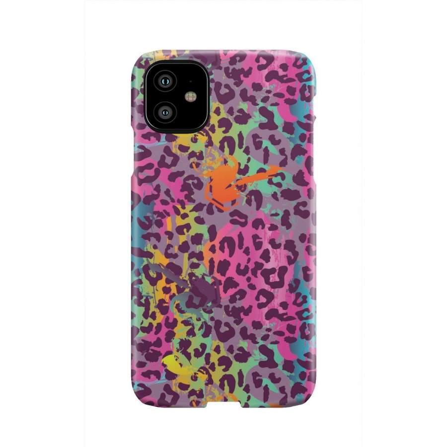 Rainbow Cheetah Leopard Pattern Print Iphone & Android Phone Cases