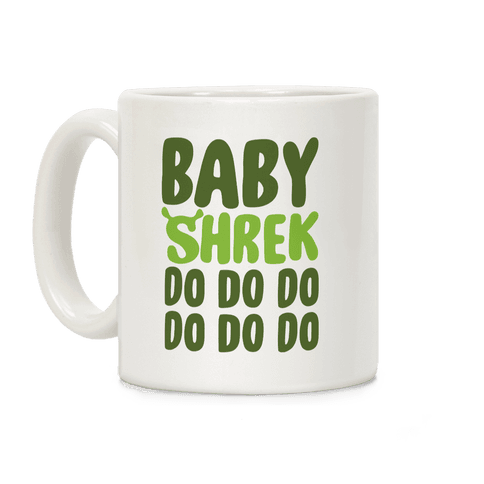 Baby Shrek Do Do Do Baby Shark Parody Coffee Mug