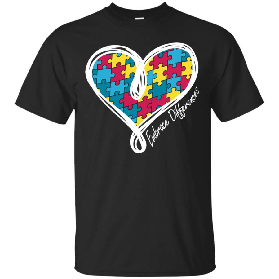 AGR Autism Awareness Embrace Differences Shirt