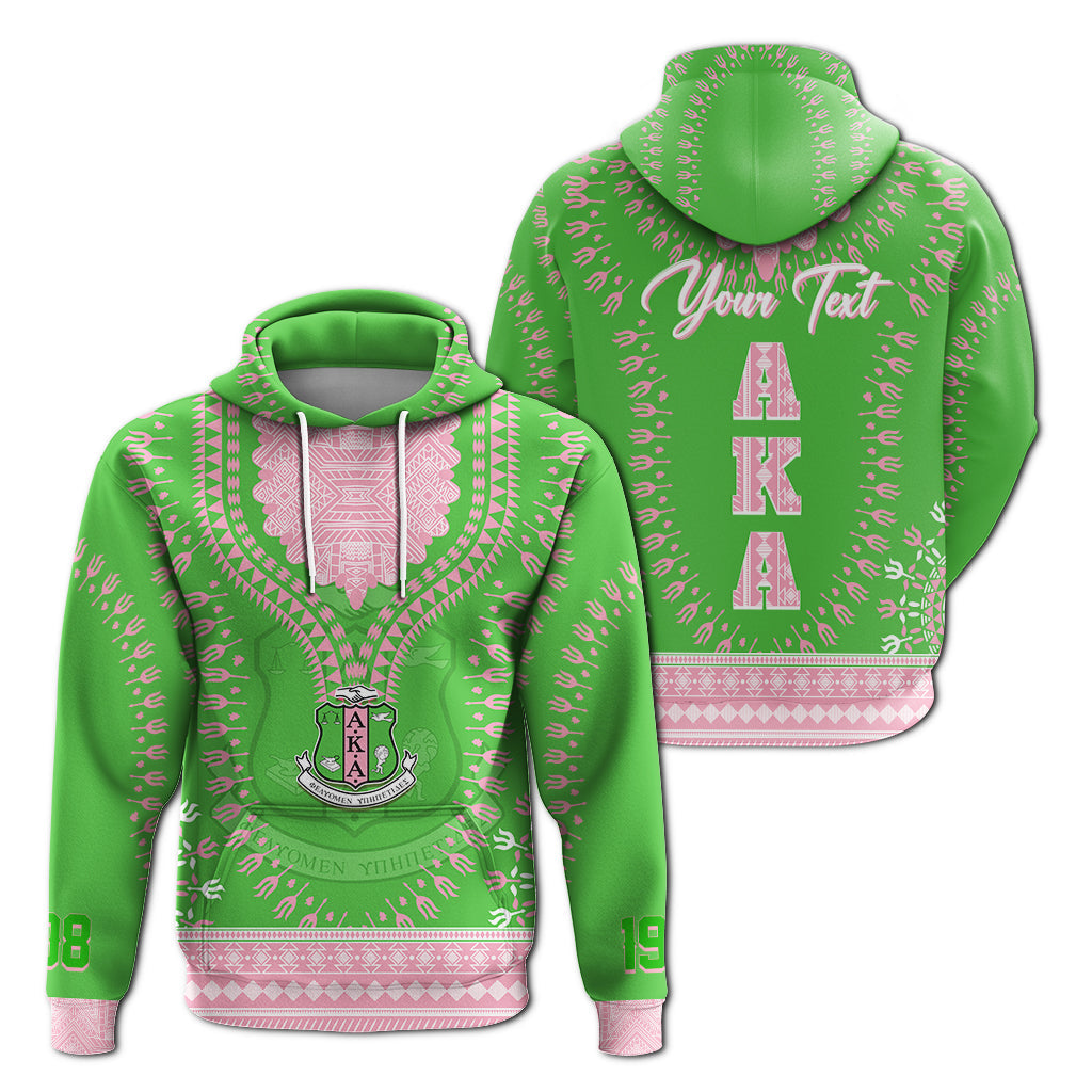 Alpha Kappa Alpha Sorority Personalised Hoodie Dashiki Unique Vibes