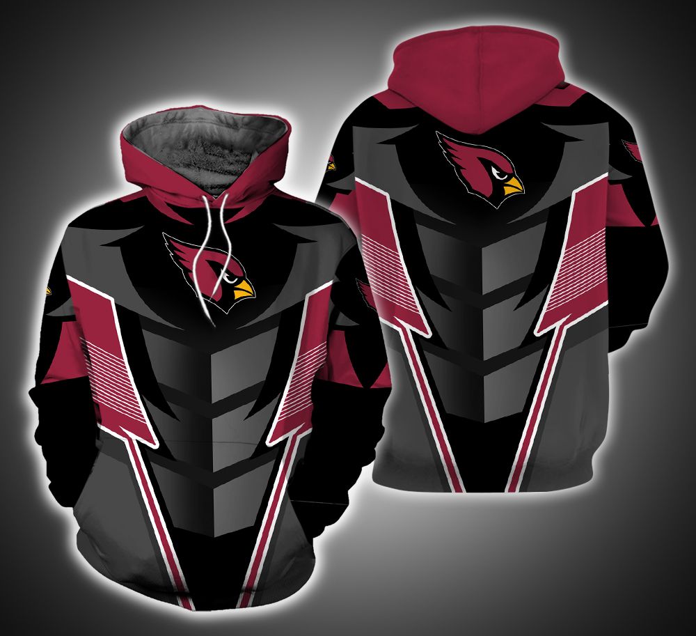 Arizona Cardinals Armor 3D Printed Hoodie