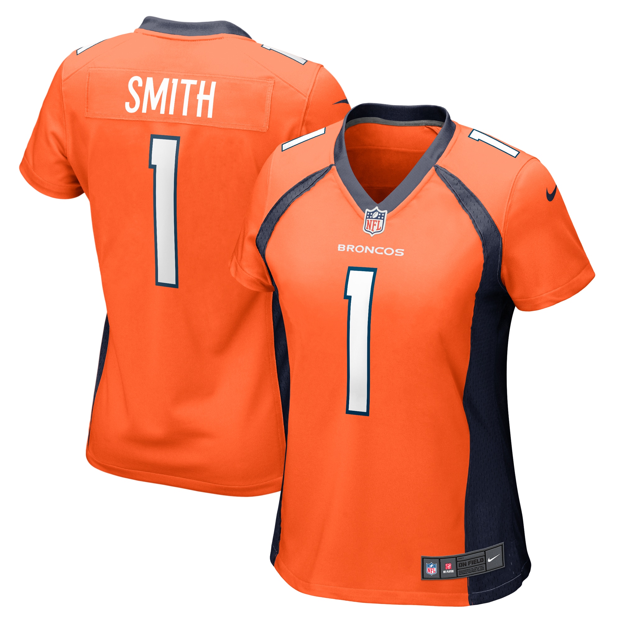 Tremon Smith Denver Broncos Women's Team Game Jersey – Orange