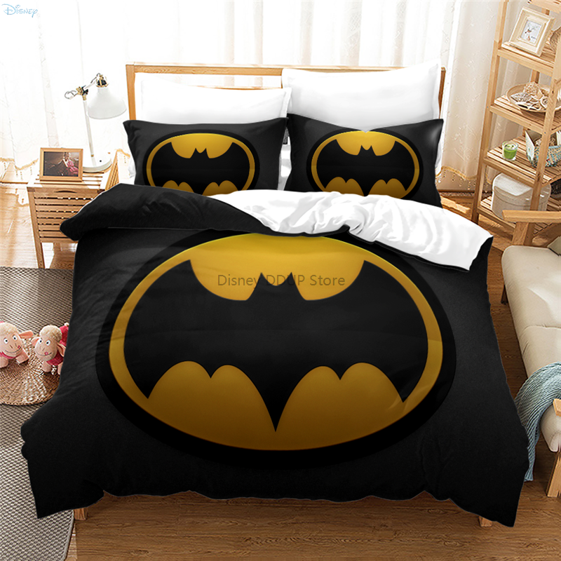 3D Bat Pattern Duvet Cover Set With Pillowcase Bedding Set Single Double Twin Full Queen King Size For Home Decor