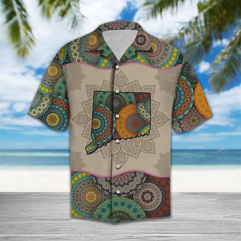 Artsyhomes Awesome Connecticut Mandala Hawaiian Ha11057