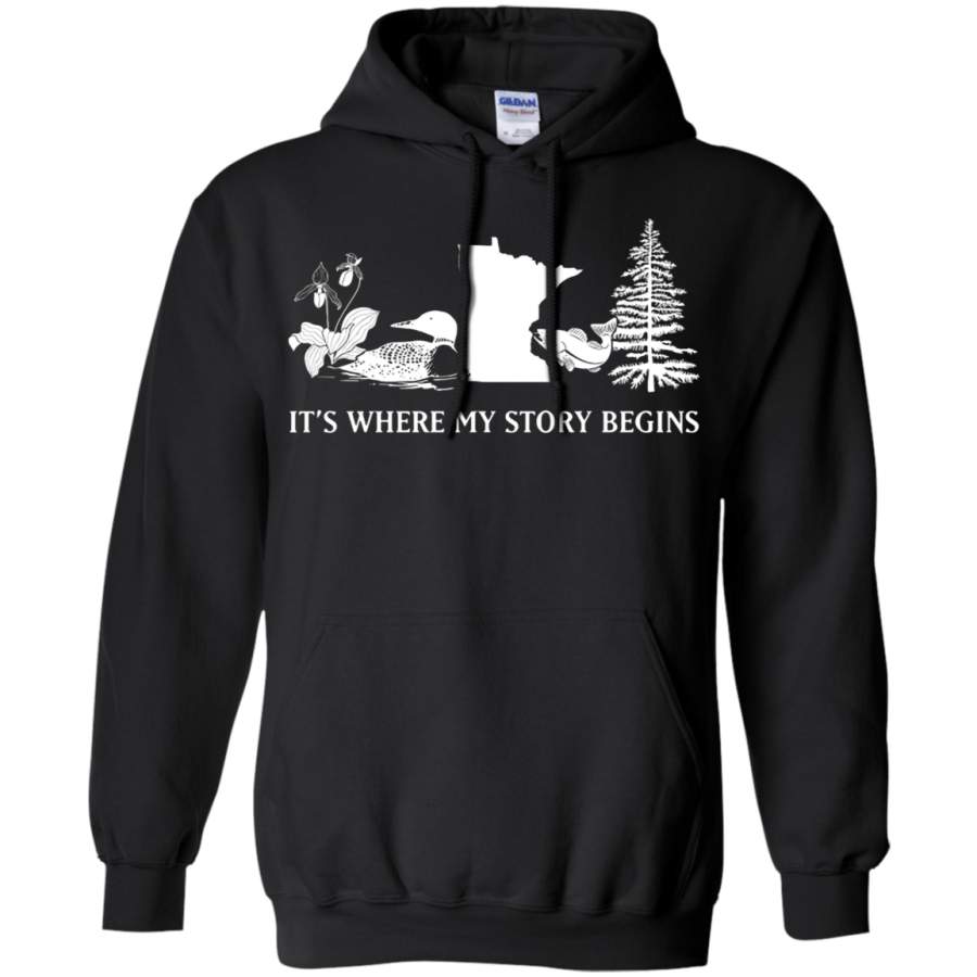 AGR Minnesota It_s Where My Story Begins Hoodie