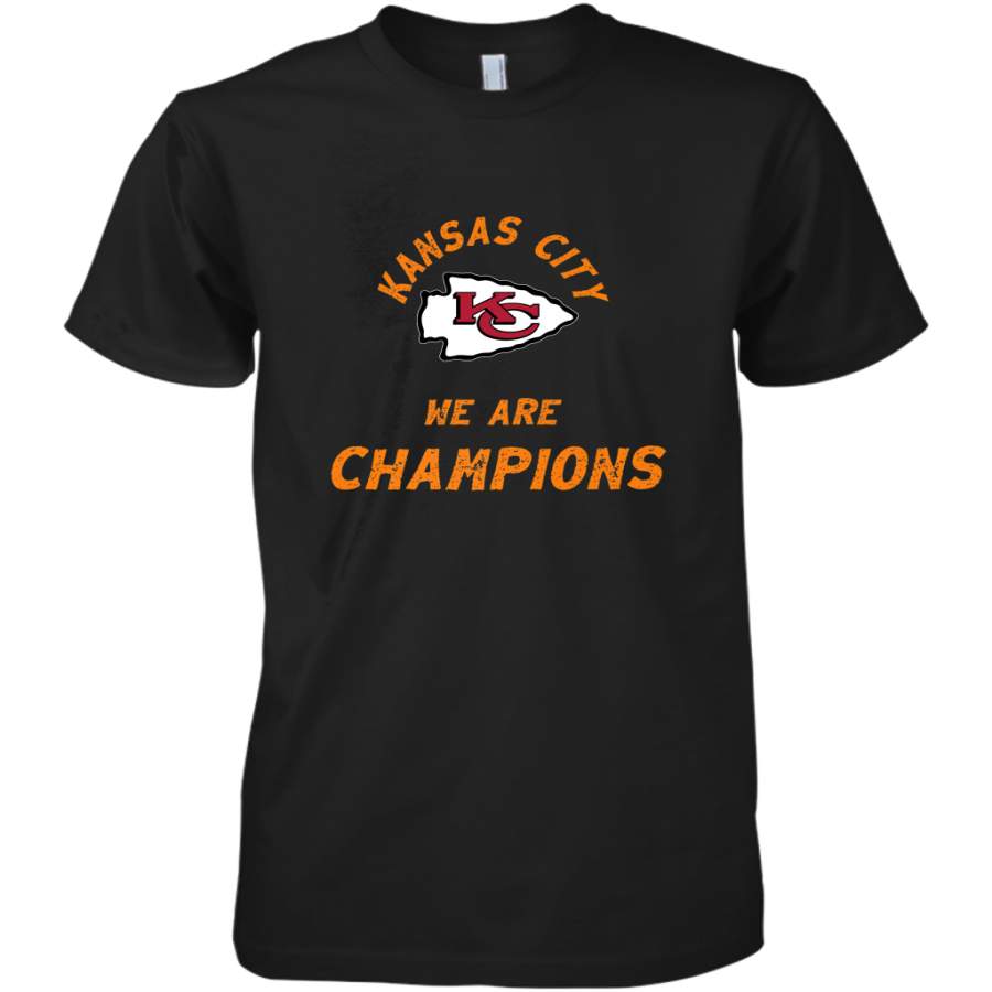 KC Kansas City Tribal Arrowhead we are Champions Men’s Premium T-Shirt