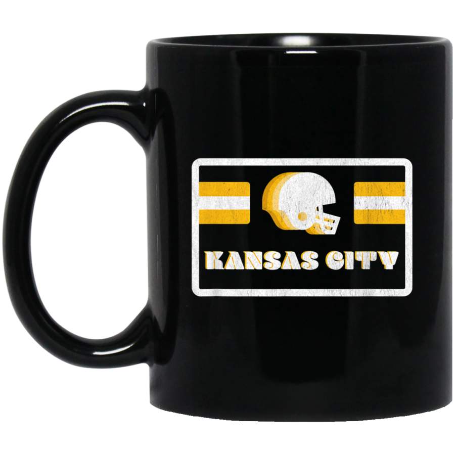 Retro 70s Old School Kansas City Football Mug