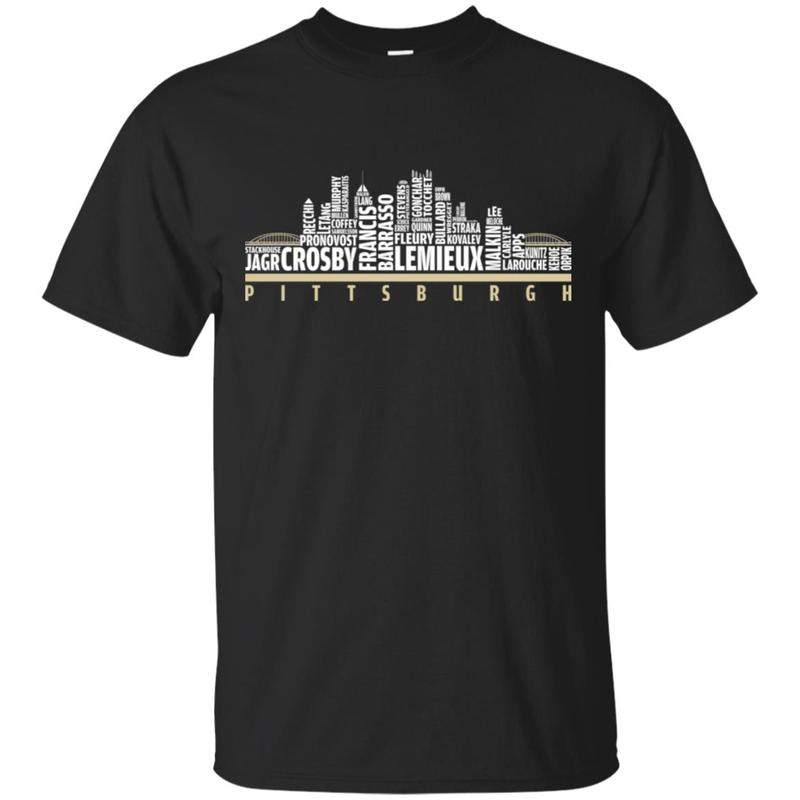 Pittsburgh Penguins City Skyline T Shirts  Shirt Hoodie