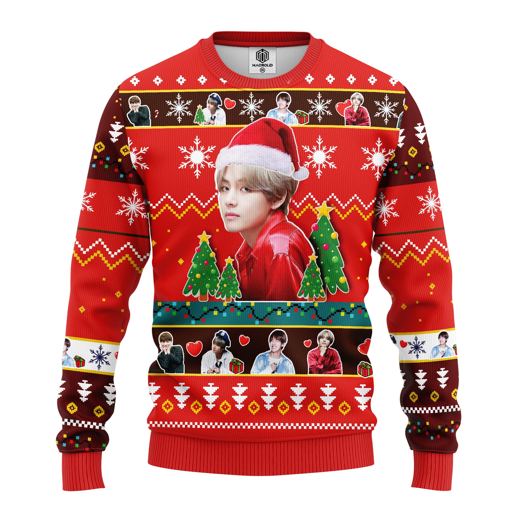 v bts ugly christmas sweater red – Amazing Gift idea – thanksgiving gift