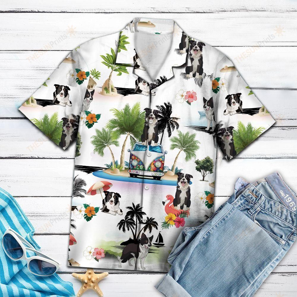 Collie Vacation Hawaiian Shirt Ha79037