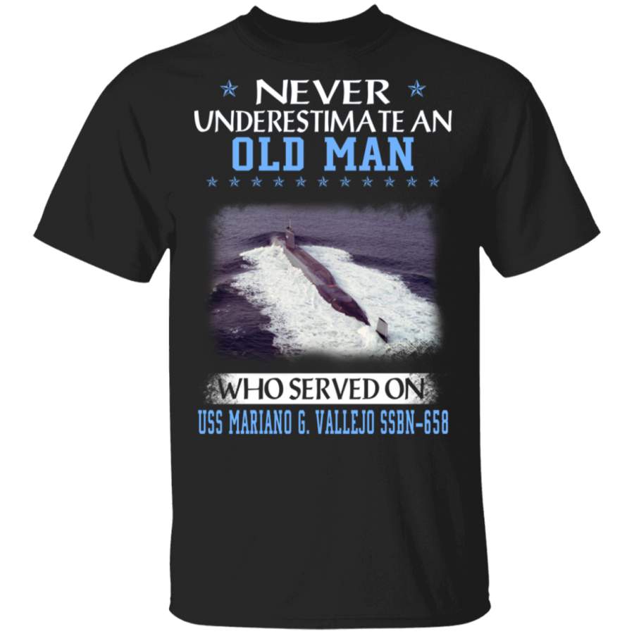 USS Mariano G. Vallejo SSBN-658 Veterans Day Christmas Gift T-Shirt