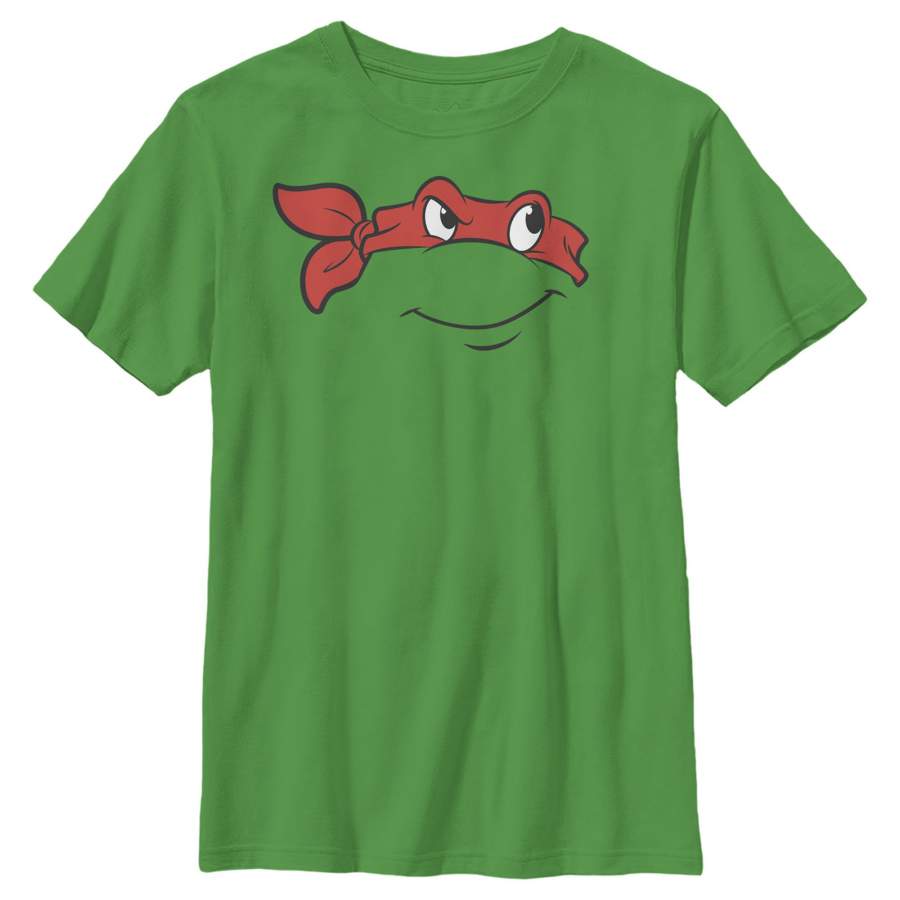 Teenage Mutant Ninja Turtles Boy’s Raphael Face  T Shirt