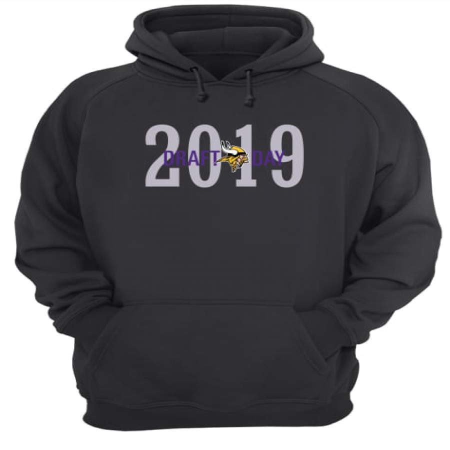 2019 Minnesota Vikings Draft day Hoodie