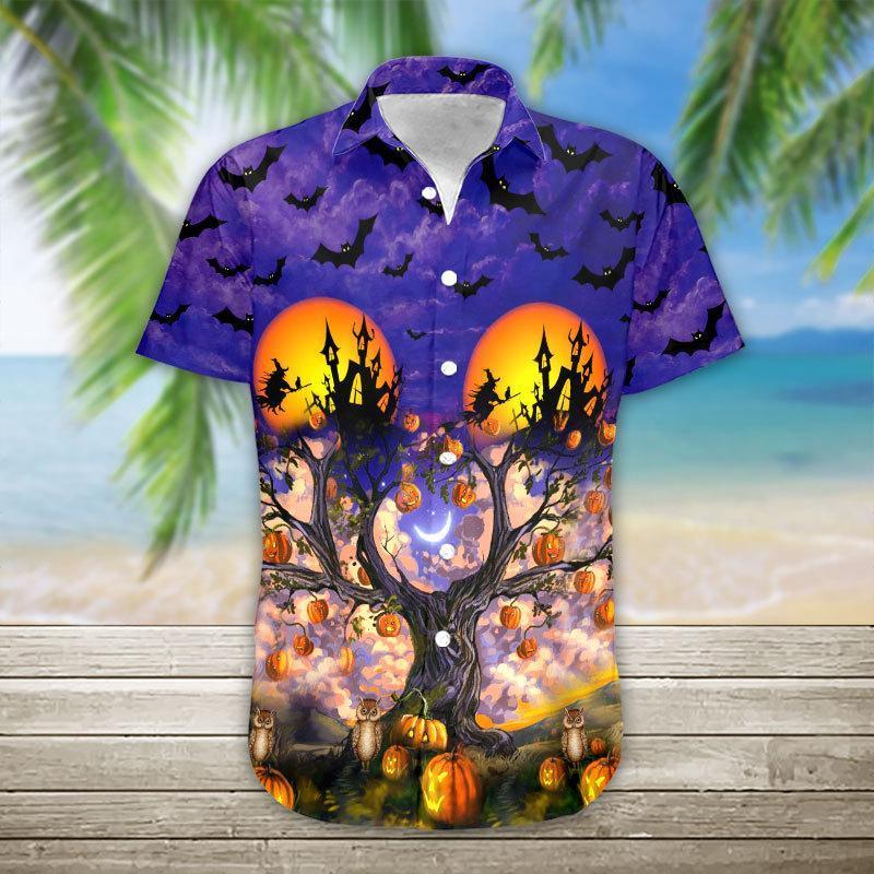 Halloween All Over Printed Hawaiian Shirt Ha79127