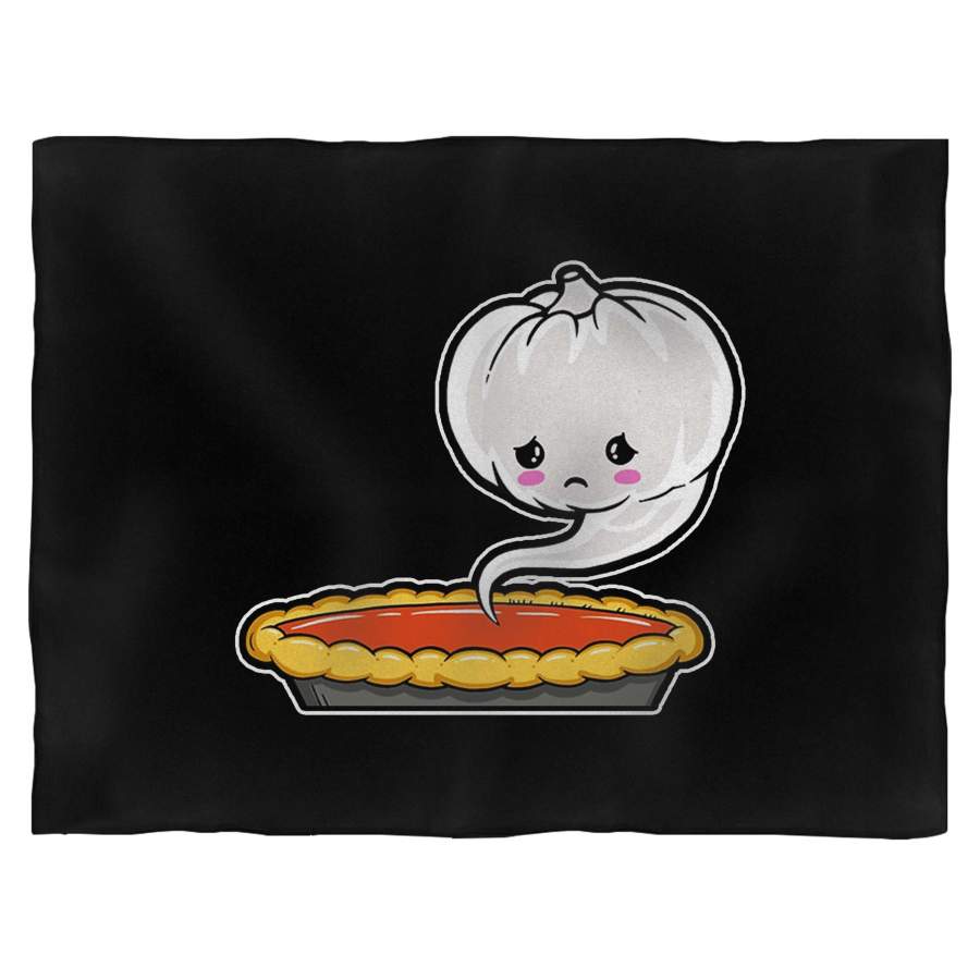 Cute Pumpkin Pie Pumpkin Ghost Halloween Blanket