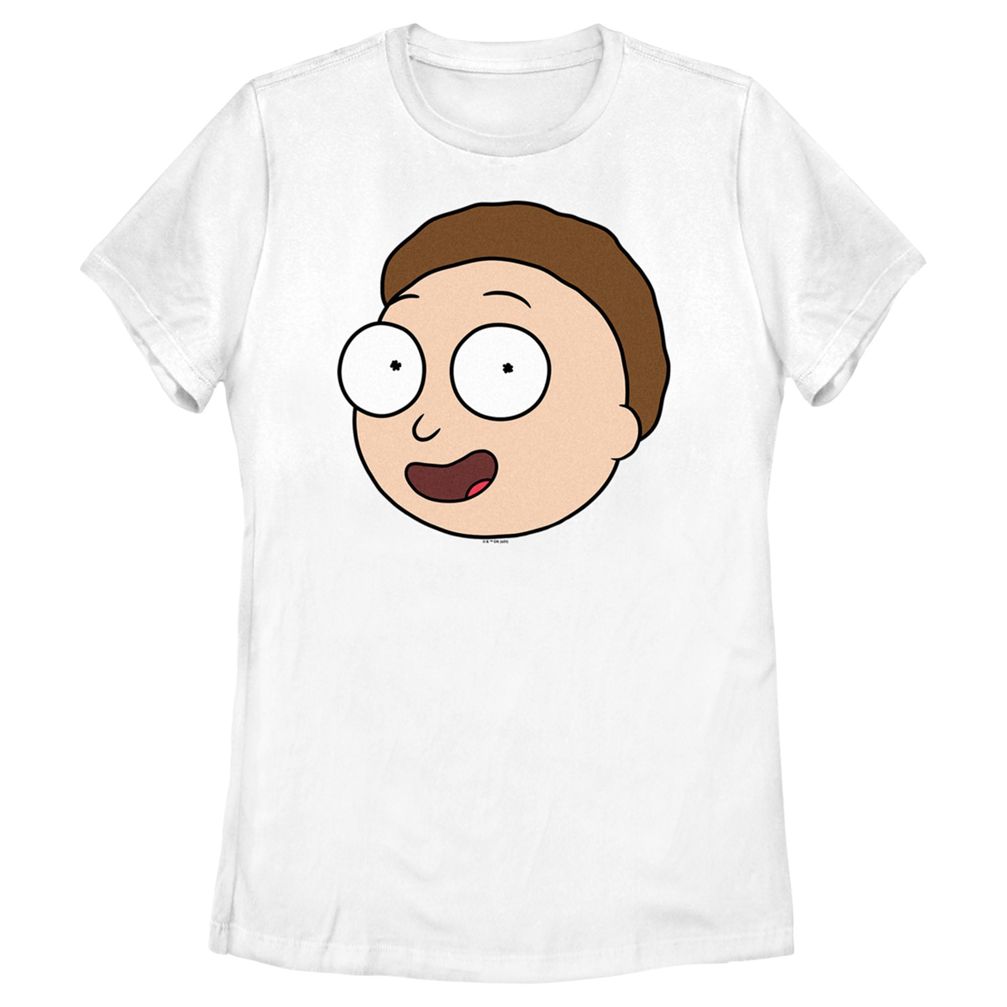 Women’S Rick And Morty Smiling Morty Big Head T-Shirt