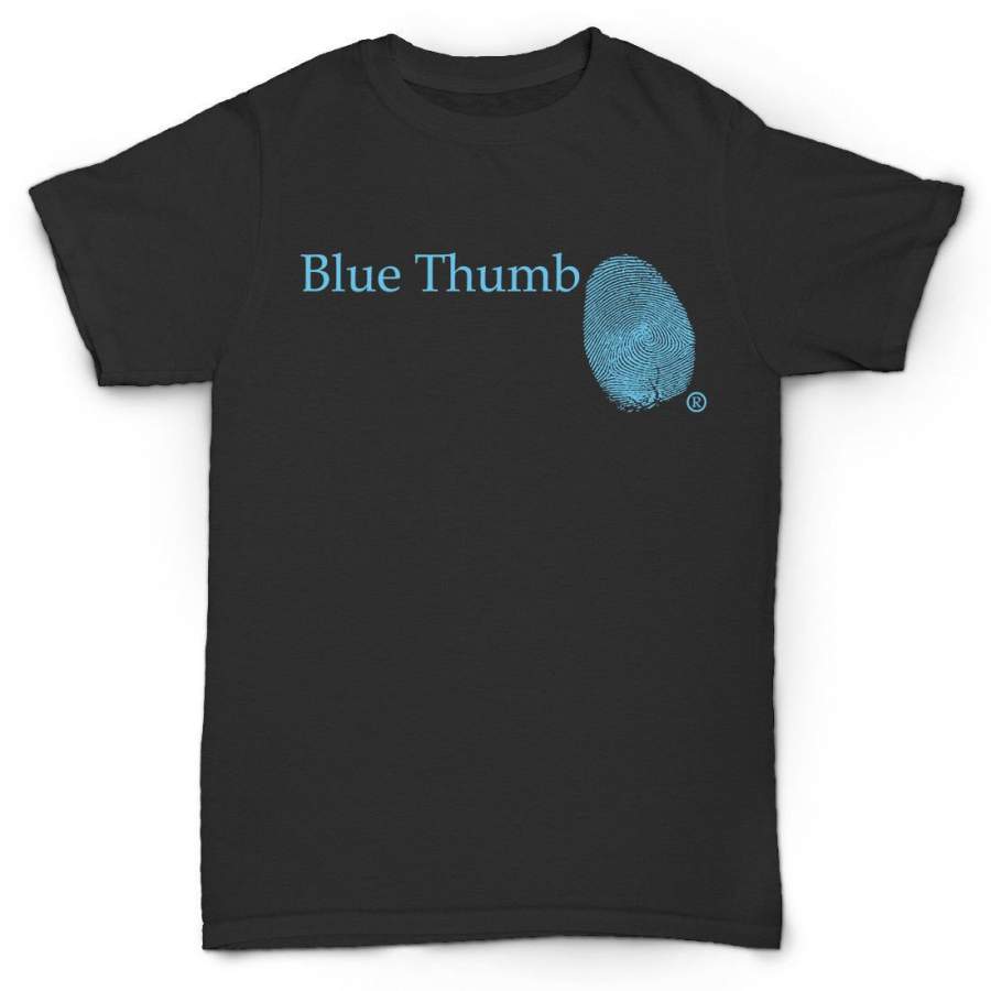 BLUE THUMB T SHIRT VINTAGE JAZZ SOUL RECORD DJ