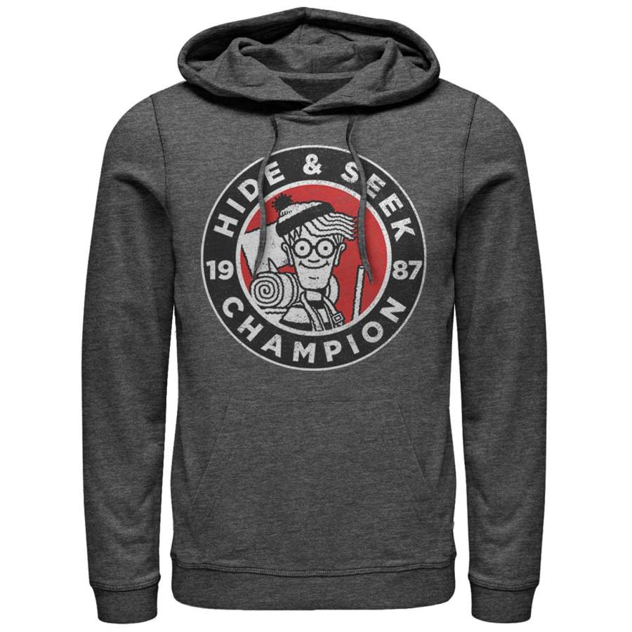 Where’s Waldo Men’s Hide and Seek Champion  Lightweight Hoodie