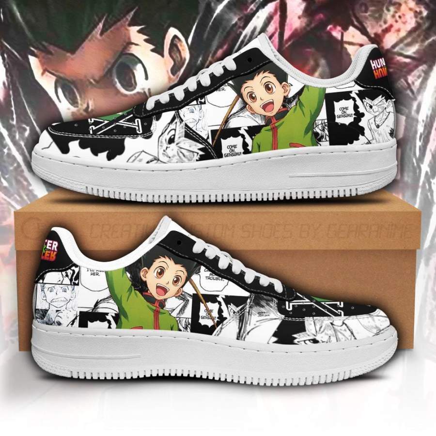 Gon Air Sneakers Custom Hunter X Hunter Anime Shoes Fan PT05