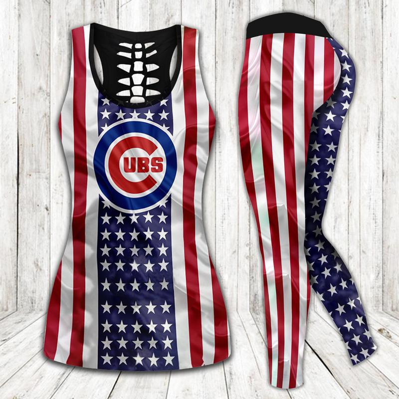 Chicago Cubs- Combo Tanktop-Legging-L00905+L00906