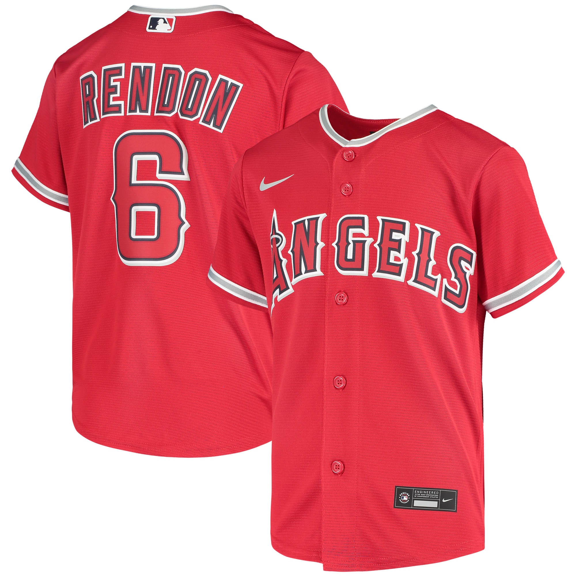 Anthony Rendon Los Angeles Angels Youth Alternate Replica Player Jersey – Red