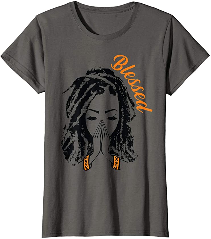 Womens Melanin Poppin Black Girl Magic Plus Size Faith Based Tee T-Shirt