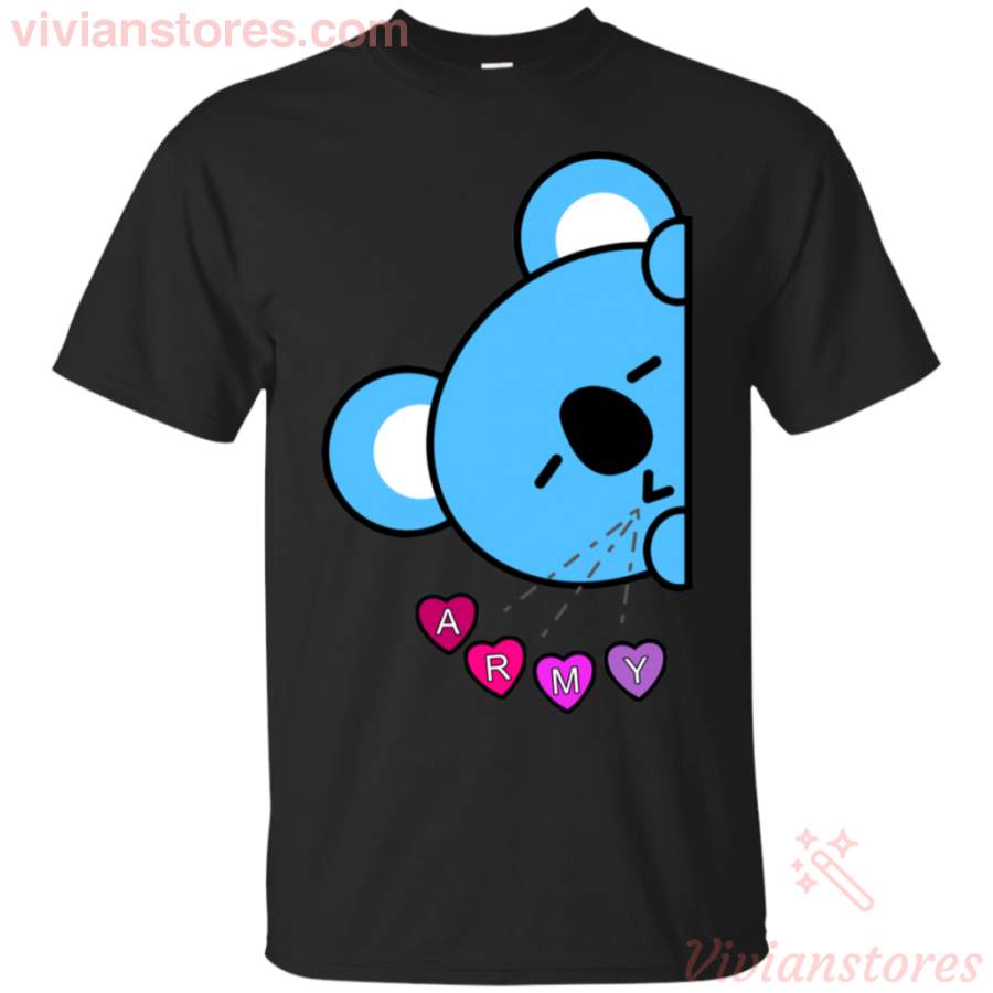 Army Funny Koya In BT21 BTS Fan T-Shirt