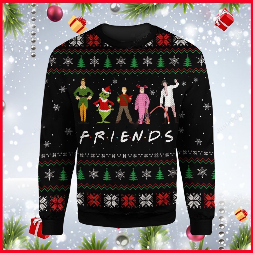 Buy The Grinch And Friends Ugly Sweater, The Grinch And Friends Christmas Sweater, The Grinch Gift, The Grinch Shirt