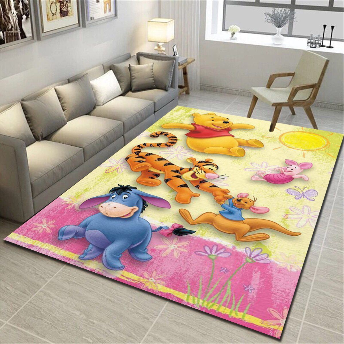 Disney Winnie The Pooh Sunshine Rugs, Living Room Bedroom Carpet