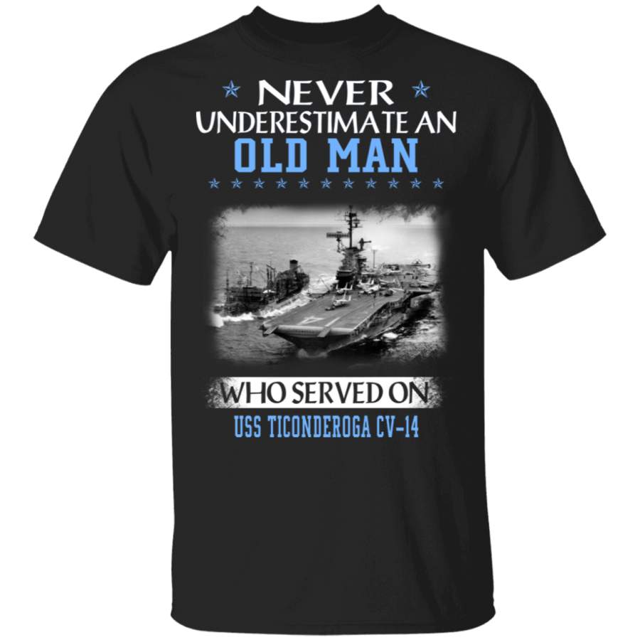 USS Ticonderoga CV-14 Veterans Day Christmas Gift T-Shirt