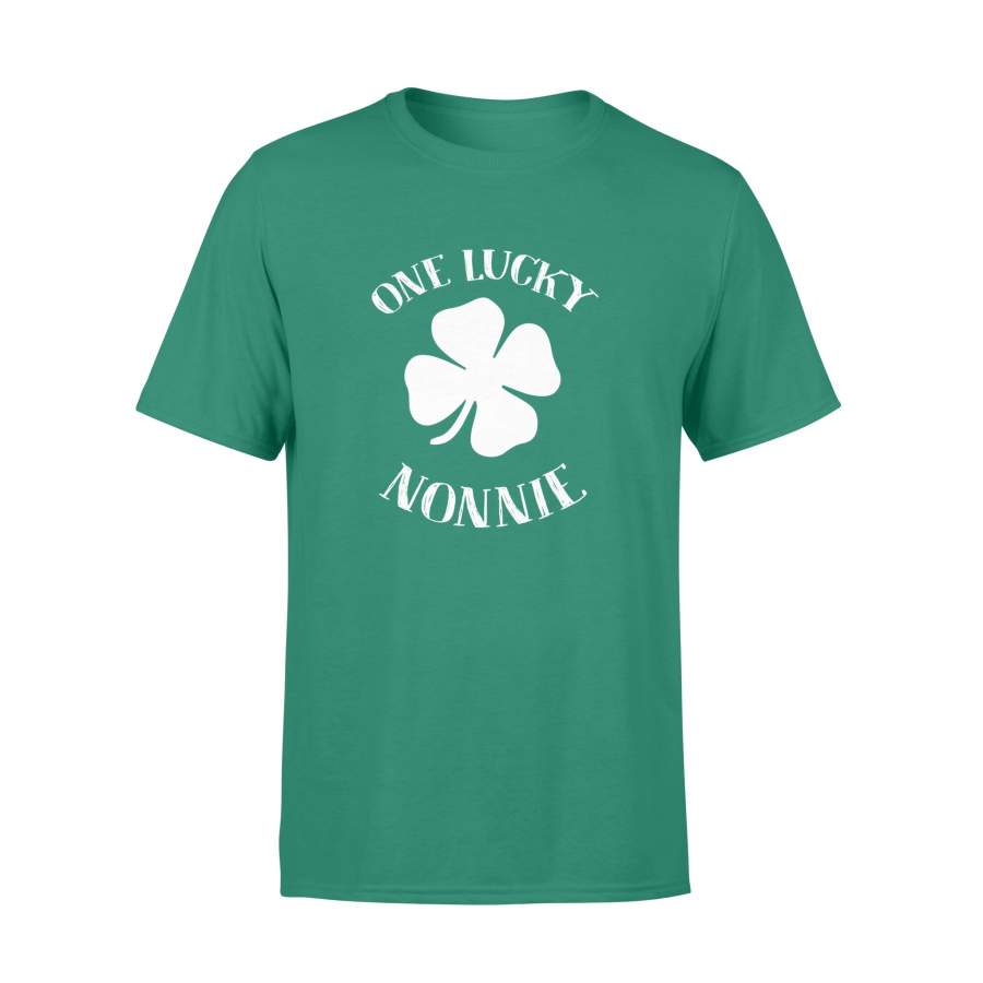 Womens One Lucky Nonnie Vintage St Patrick Day Gift – Standard T-shirt