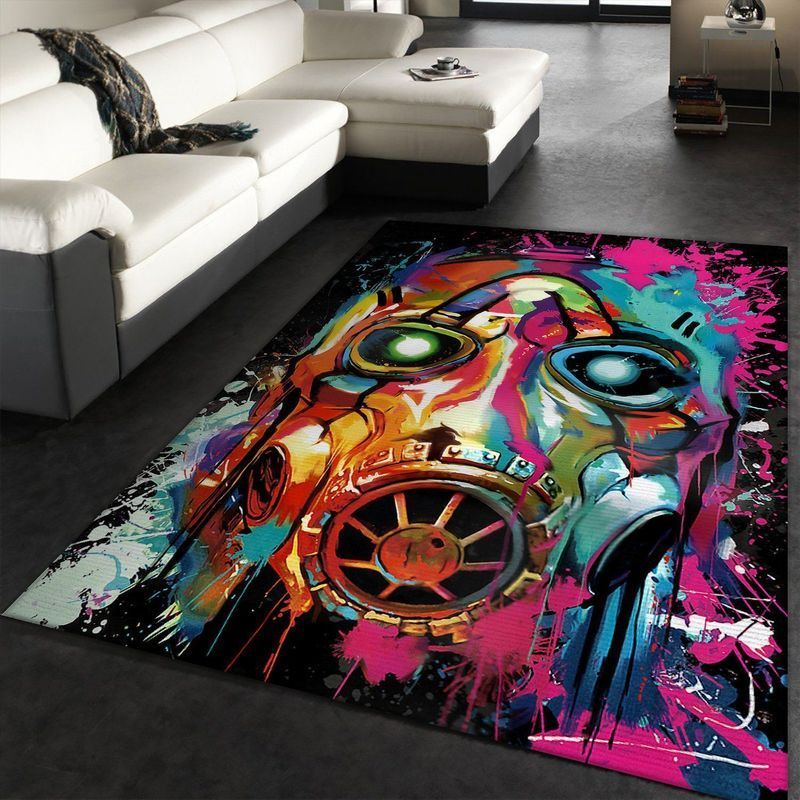 Borderlands Graffiti Gaming Area Rug Living Room And Bed Room Rug Christmas Gift Us Decor