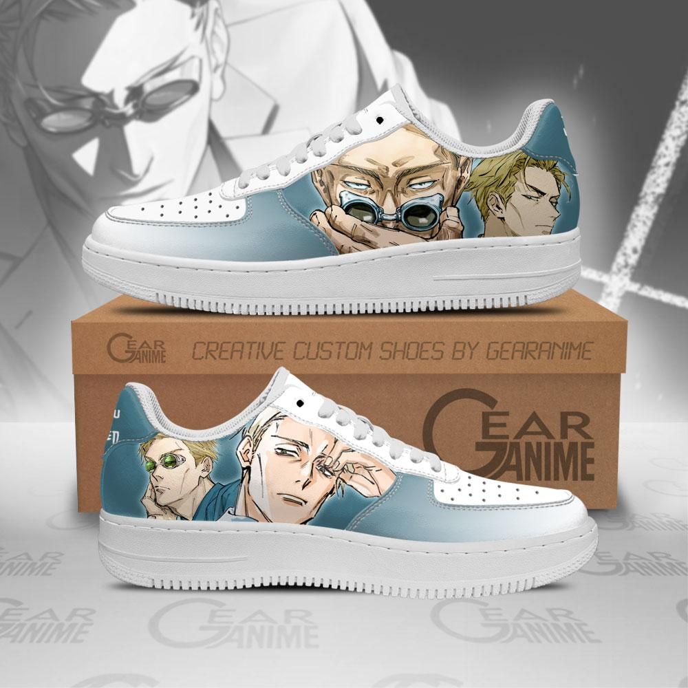 Jujutsu Kaisen Nanami Kento Air Force Shoes Sneakers Custom Anime